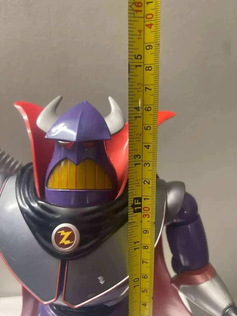Disney Store Toy Story 14” Emperor Zurg Light-Up Talking Action Figure Works